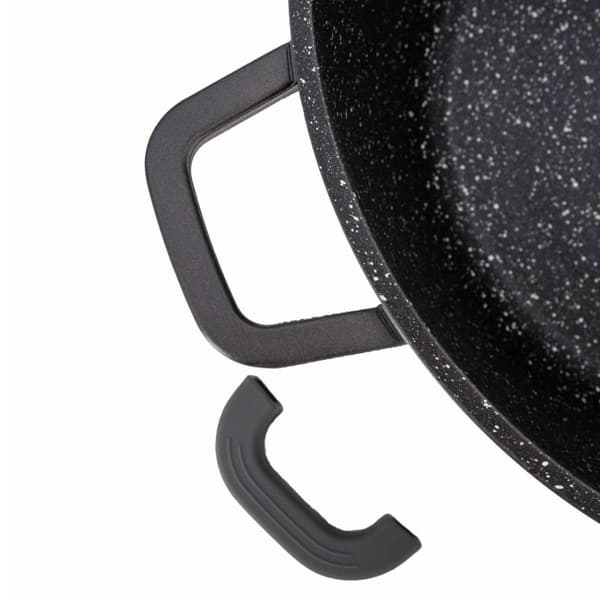 Gryta med Marmorbeläggning och Glaslock - 24cm