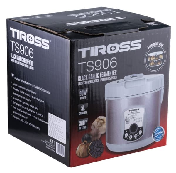 KRYTA F�R J�SNING AV SVART VITL�K 5L 90W TIROSS TS-906