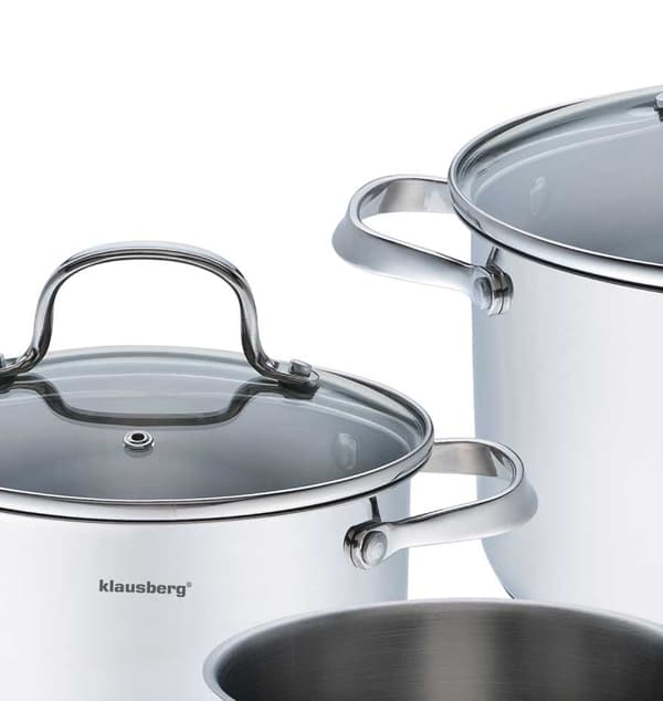 KLAUSBERG GRYDER 9 ELEMENTER. INOX 18/10 KB-7215