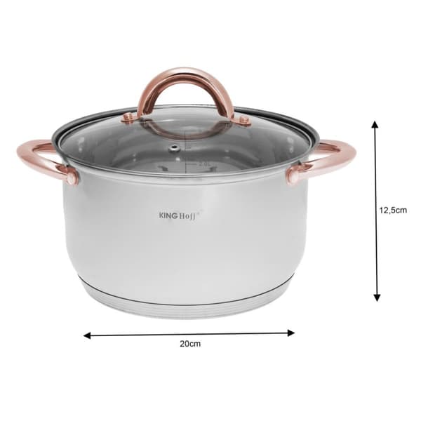 ST?LPRYDER 6 ELEMENTER KINGHOFF ROSEGOLD KH-1761