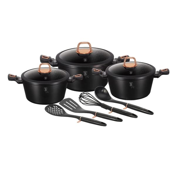 RUUTUSARJA, GRANIITTIPINNOITE, 10 ELEMENTTI�. BERLINGER HAUS BLACK ROSE BH-6154