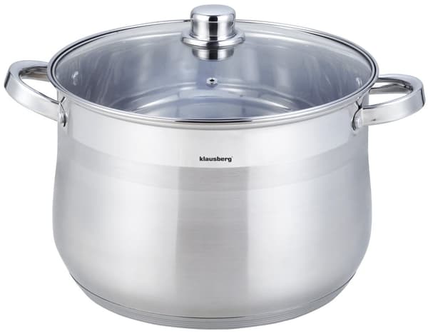 Stålgryde, Ø28cm 13l Klausberg