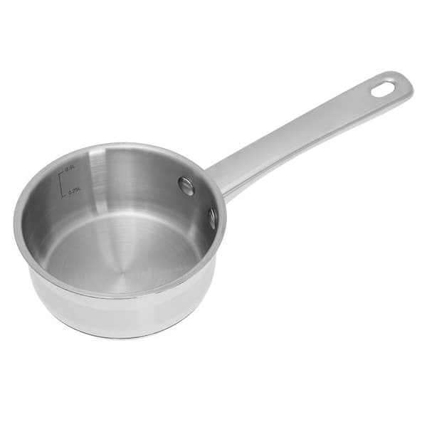 Kasserolle med låg, stål Ø12cm 0,5l Kinghoff