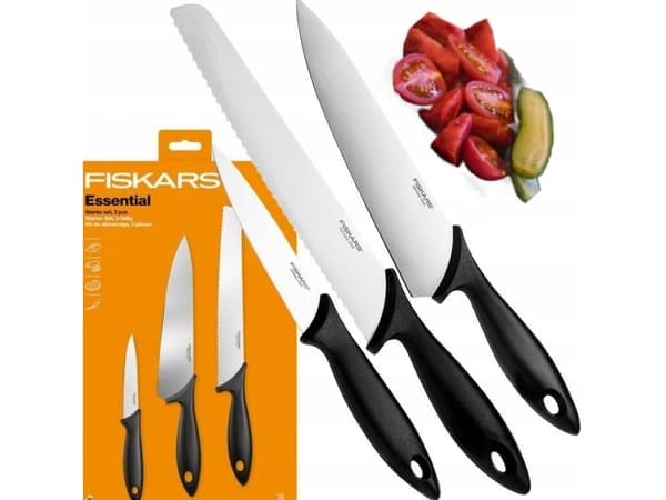 Fiskars FISKARS ZESTAW 3 NOŻY ESSENTIAL