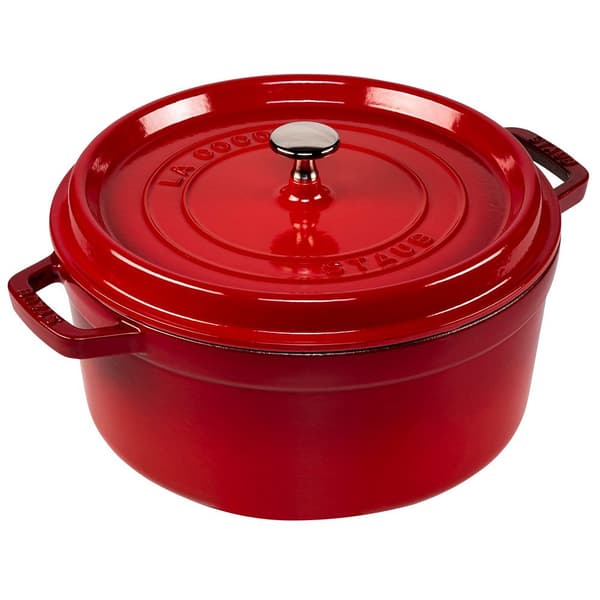Staub Pyöristää Cocotte 26 Cm Punainen