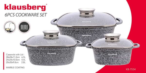 KLAUSBERG MARMOR GRYTA SET KB-7534