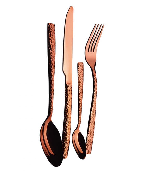 BESTÄCK 24 DELAR. BERLINGER HAUS BH-2617 ROSE GULD