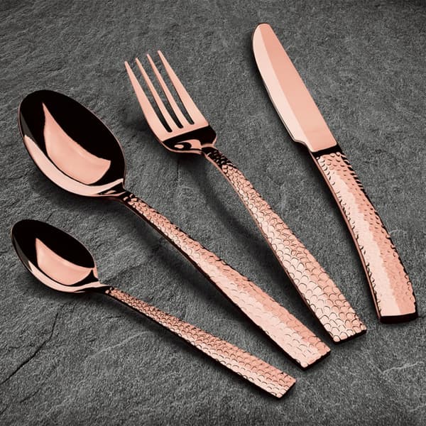 BESTÄCK 24 DELAR. BERLINGER HAUS BH-2617 ROSE GULD