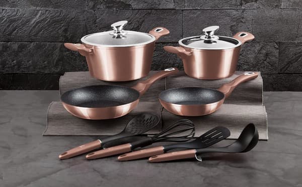 BERLINGER HAUS BH-6142 ROSEGULD GRANIT GRYDER SÆT