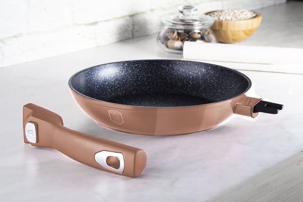 GRANIT STEEKPANA 28cm BERLINGER HAUS BH-1949 ROSE GULD
