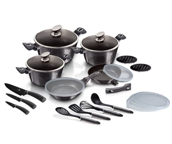 BERLINGER HAUS BH-7181 22-DELAR KRYCKSET. CARBON PRO