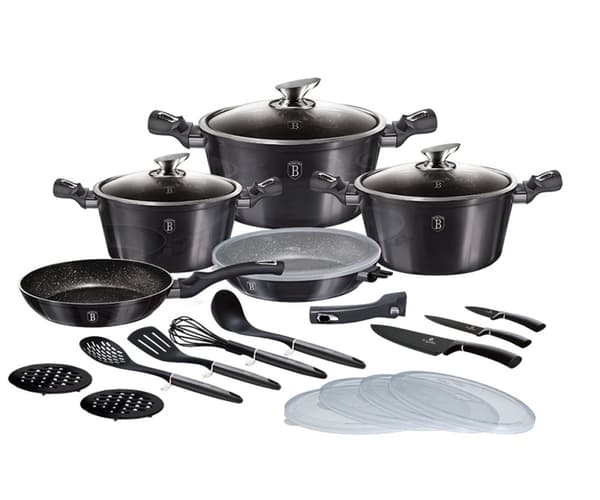 BERLINGER HAUS BH-7181 22-DELAR KRYCKSET. CARBON PRO