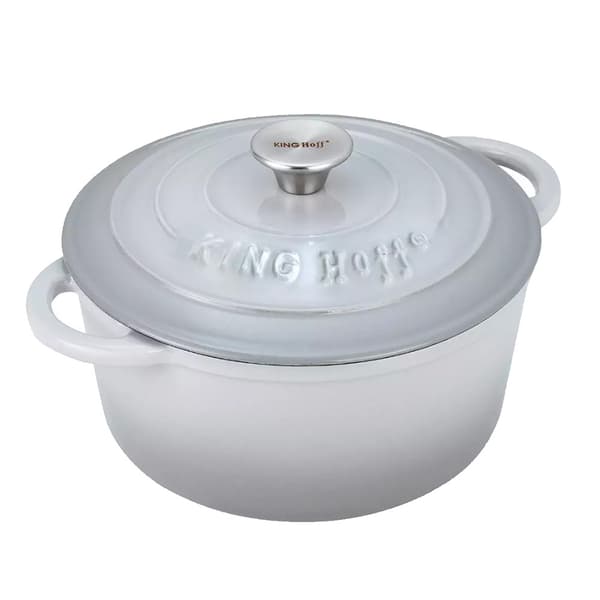 EMALEL STØBEJRNS GRYDE 21cm KINGHOFF KH-1520