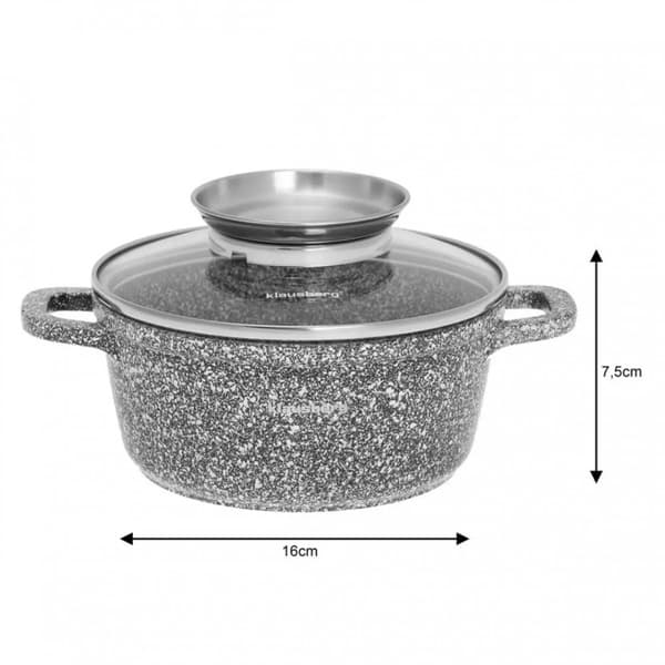 MARMORGRYDE 1,3L 16cm KLAUSBERG KB-7519