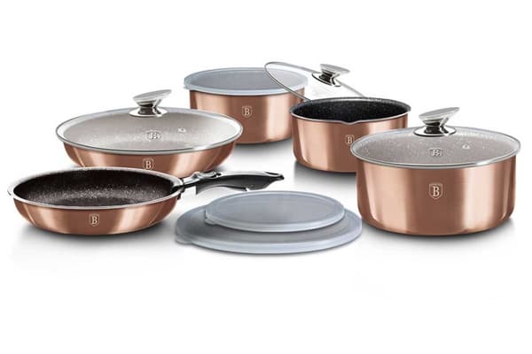 Set med Click&Cook Berlinger Haus BH-1591 granitkrukor