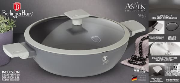 TITANIUMPUT 28cm BERLINGER HAUS BH-7070 ASPEN