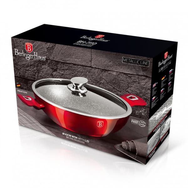 GRANITKRYDE WOK 28cm BERLINGER HAUS BH-7110