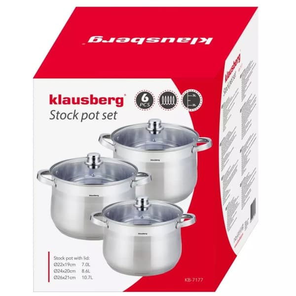 SARJA 3 SUURI KLAUSBERG RUUT 7+8.6+10.7L KB-7177