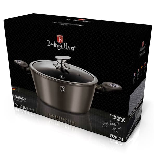 GRANITKRYDE 28cm BERLINGER HAUS CARBON METALLIC LINE BH-1236
