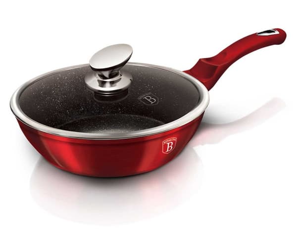 GRANIT STEGEPADE 24cm BERLINGER HAUS RED METALLIC LINE BH-1259