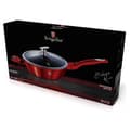 Miniatyrbillede 2 af 2: GRANIT STEGEPADE 28cm BERLINGER HAUS RED METALLIC LINE BH-1260