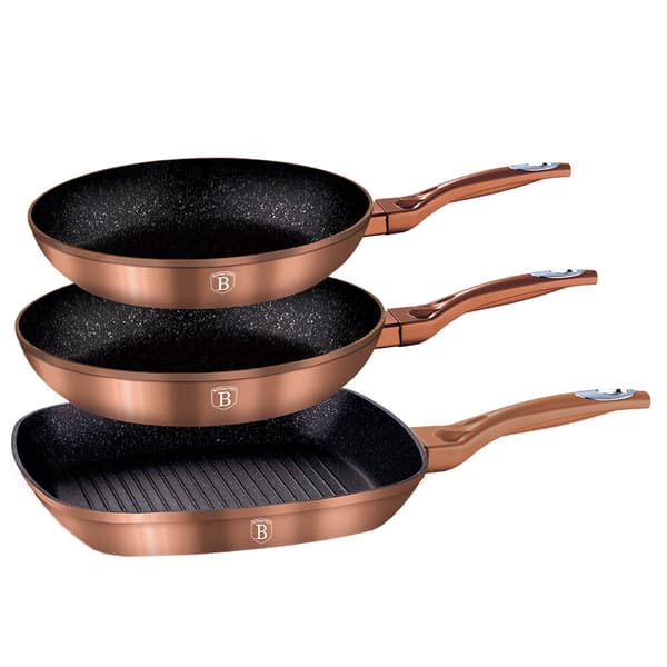 3 KAPPALEEN SARJA BERLINGER HAUS ROSE GOLD LINE GRANITE PASSI BH-1279