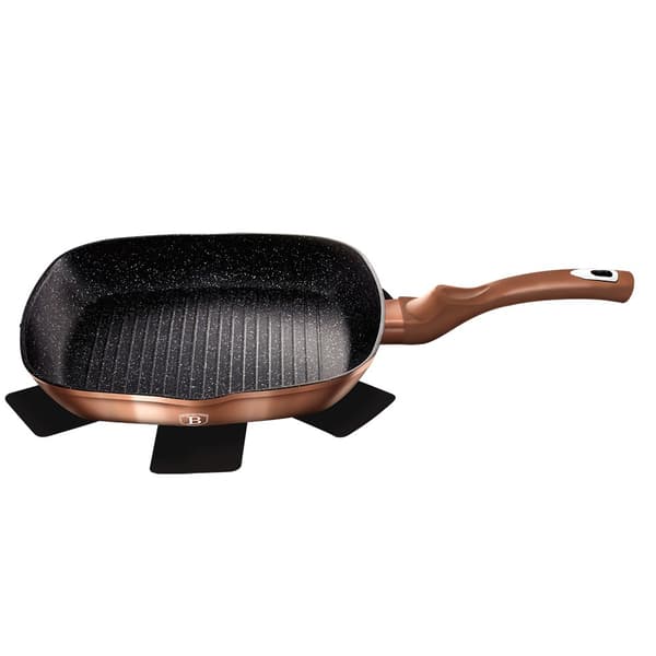 GRANIT GRILLPANA 28 cm BERLINGER HAUS ROSE GULD BH-1521