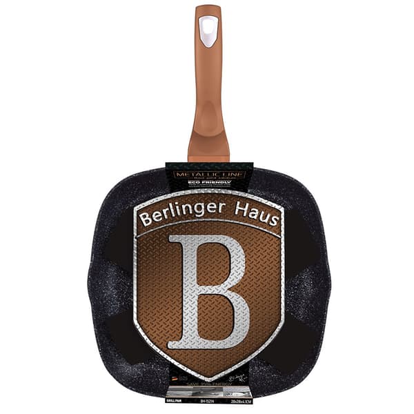 GRANIT GRILLPANA 28 cm BERLINGER HAUS ROSE GULD BH-1521