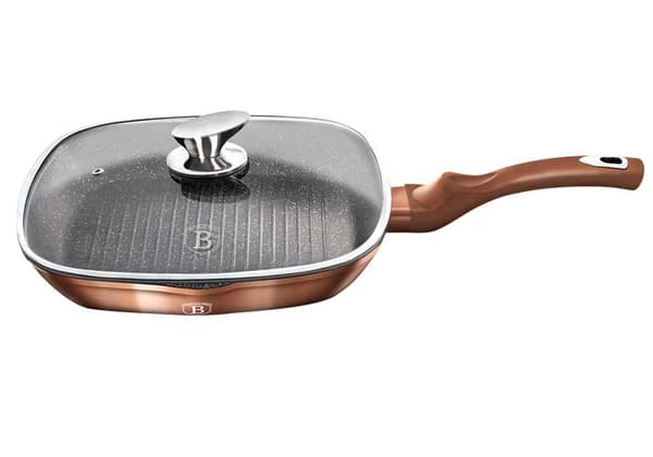 GRANIT GRILLPANDE 28 cm BERLINGER HAUS ROSE GULD BH-1610