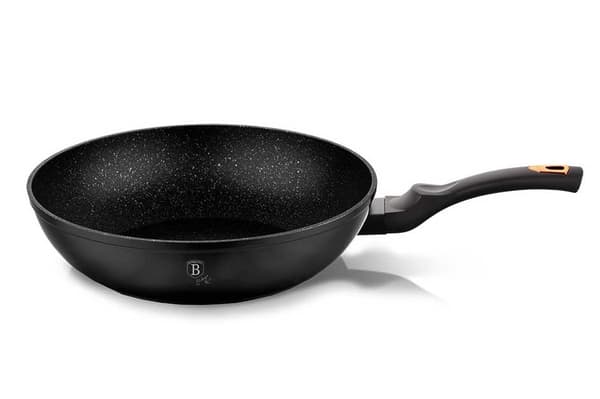 GRANIT WOK PANDE 28cm BERLINGER HAUS BLACK ROSE BH-1638