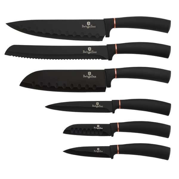 BERLINGER HAUS BH-2337 BLACK ROSE KNIVES SET