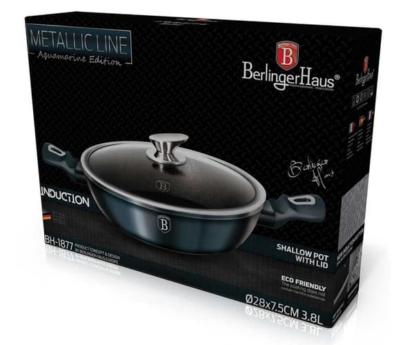 GRANITKRYDE 28cm BERLINGER HAUS AQUAMARINE LINE BH-1877