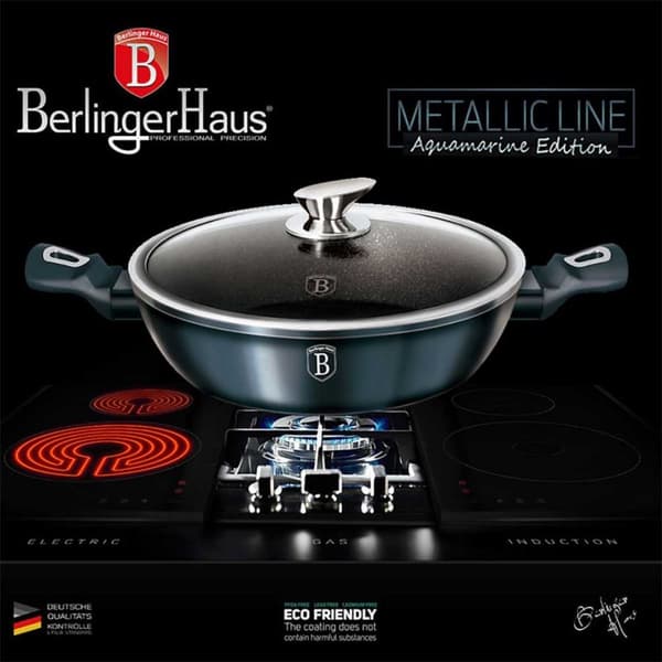 GRANITKRYDE 28cm BERLINGER HAUS AQUAMARINE LINE BH-1877