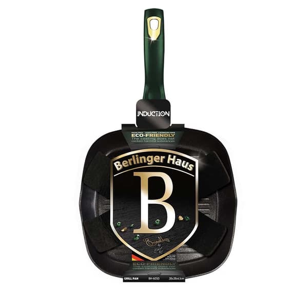 BERLINGER HAUS TITANIUMGRILLIPANJA 28cm BH-6050 EMERALD