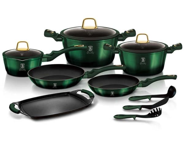 BERLINGER HAUS TITANIUM GRYDER 12 stk. BH-6066 EMERALD