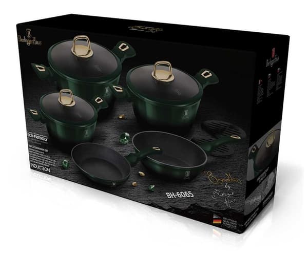 BERLINGER HAUS TITANIUM GRYDER 10 stk. BH-6065 EMERALD