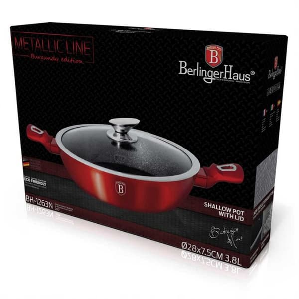 GRANITKRYDE 28cm BERLINGER HAUS RED METALLIC LINE BH-1263