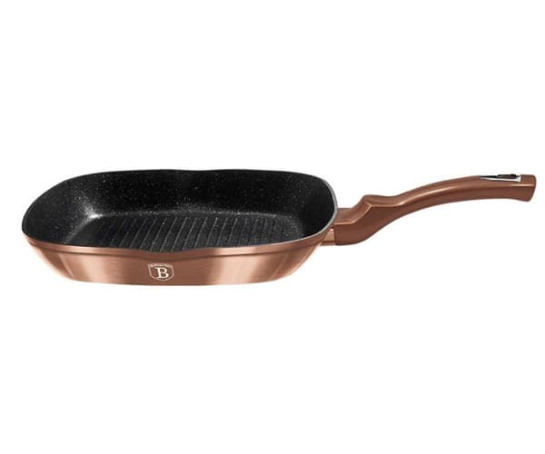 GRANIT GRILLPANDE 28 cm BERLINGER HAUS BH-1889 ROSE GOLD NOIR
