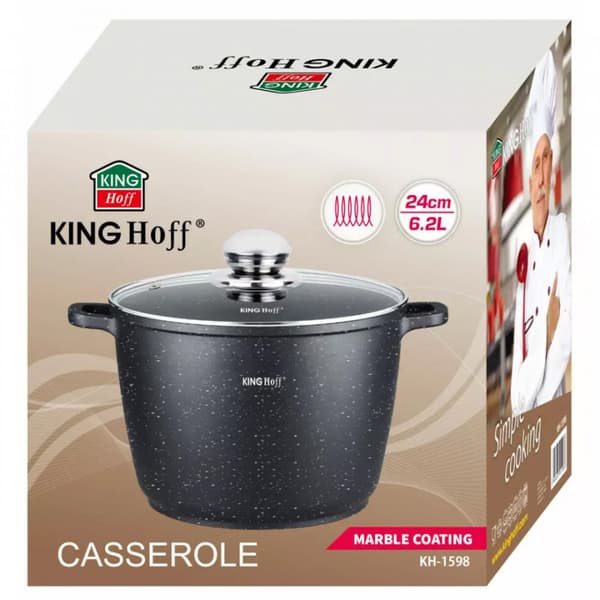 KINGHOFF MARMORKRYDE 24cm KH-1598 6,2L