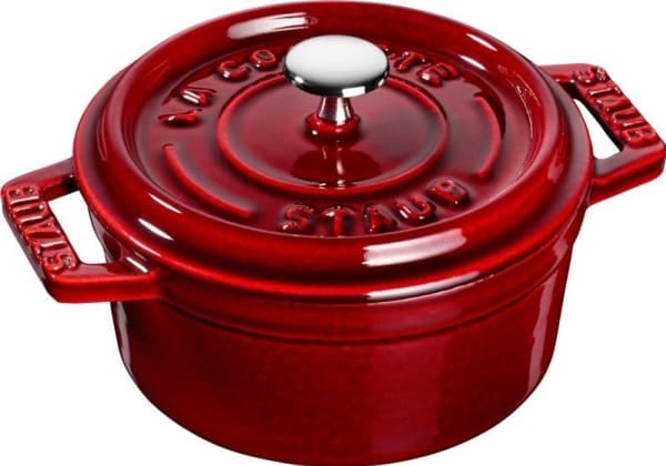 Staub Minis, En stekpanna, Röd, Gjutjärn, 0,25 l, 10 cm, 700 g