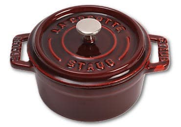 Staub Minis, En stekpanna, Röd, Gjutjärn, 0,25 l, 10 cm, 700 g