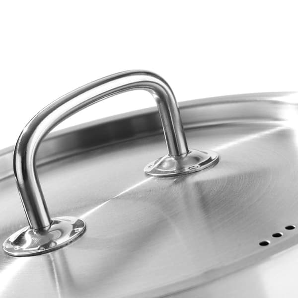 Kitchen Line medelstor gryta med lock, 9 l diameter. 280 x 155 h - Hendi 836408