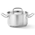 Miniatyrbild 2 av 6: Kitchen Line medelstor gryta med lock, 9 l diameter. 280 x 155 h - Hendi 836408