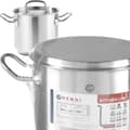 Miniatyrbillede 1 af 6: Kitchen Line høj gryde med låg, 2,8 l, diameter. 160 x 140 t - Hendi 837108