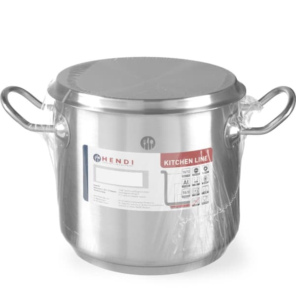 Kitchen Line høj gryde med låg, 20 l, diameter. 320 x 270 h - Hendi 837603