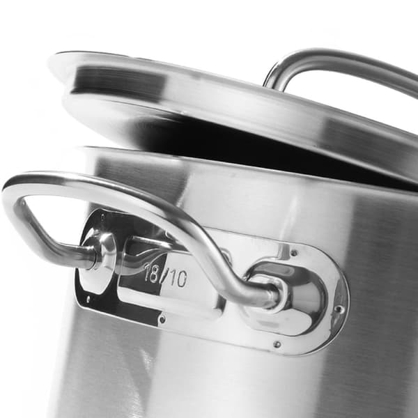 Kitchen Line høj gryde med låg, 20 l, diameter. 320 x 270 h - Hendi 837603