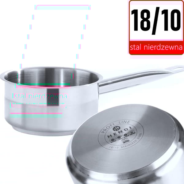 Profi Line -kattila ilman kantta, halkaisija 1 l. 140 mm - Hendi 830048