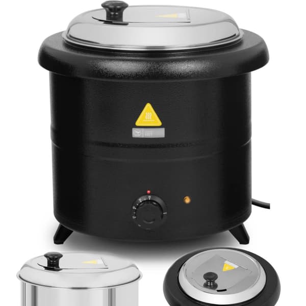 Termoskattila, sähköinen keittopannu, 13 l, 600 W, musta