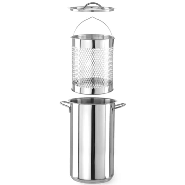 Aspargespastagryde med XL lågindsats, 5,5 l - Hendi 833100