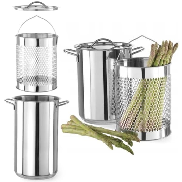 Sparrispastagryta med XL lockinsats, 5,5 l - Hendi 833100